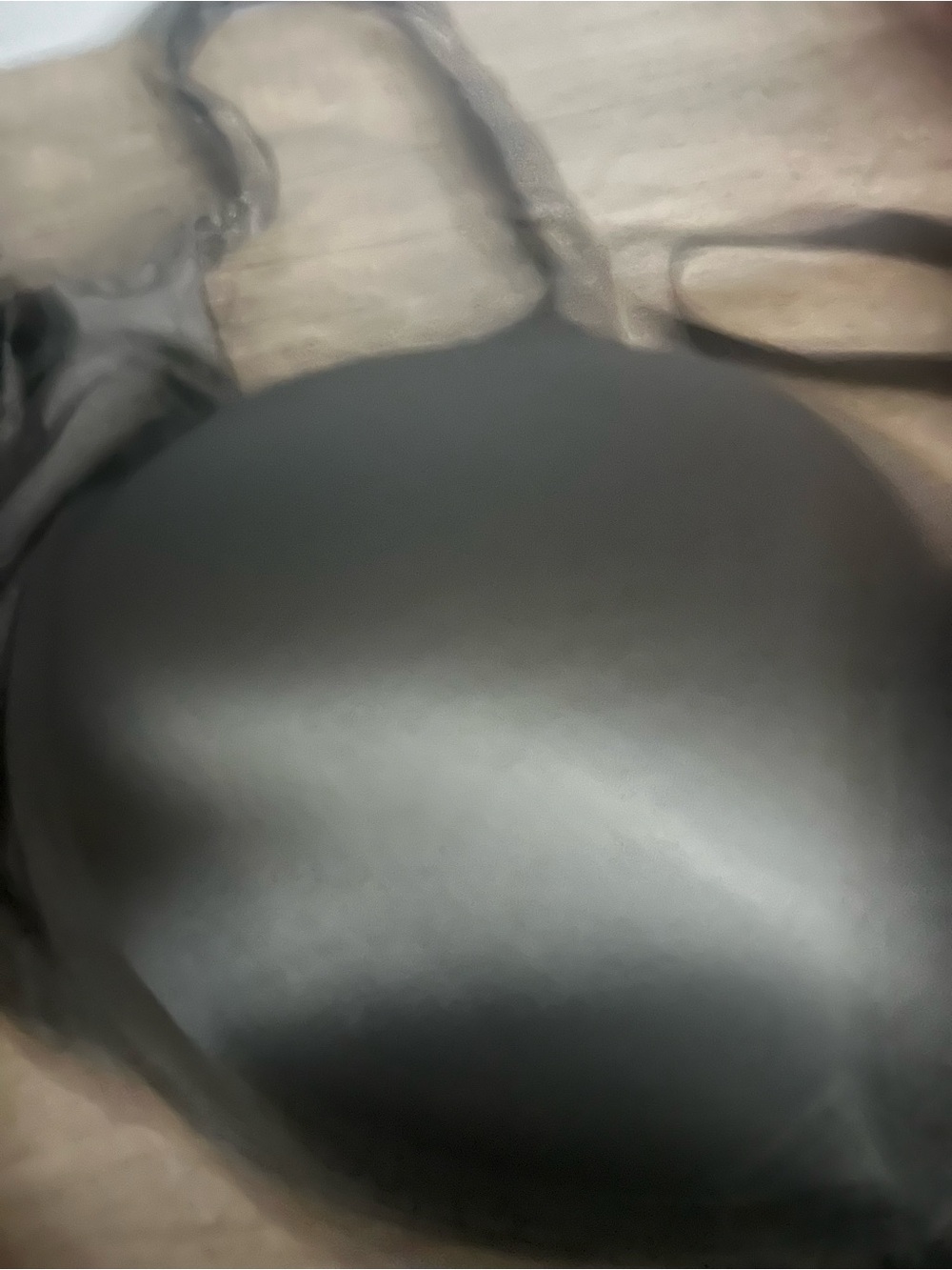 Victoria's Secret Black Round Crossbody Bag